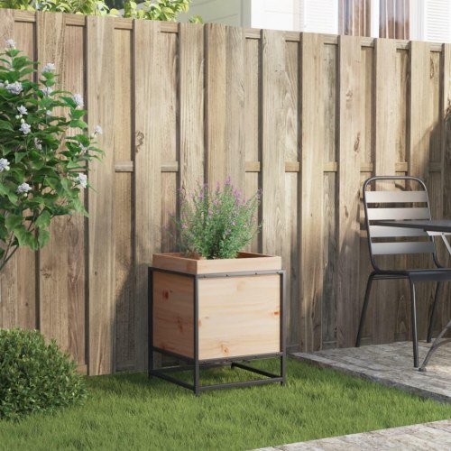 Plantekasse 40x40x50 cm massivt fyrretræ
