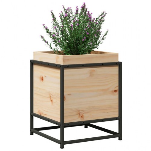 Plantekasse 40x40x50 cm massivt fyrretræ