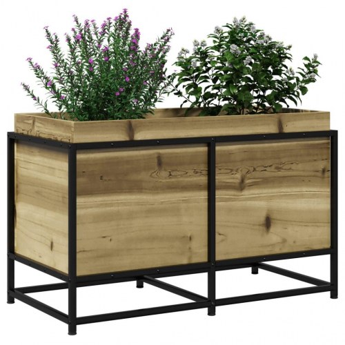 Plantekasse 80x40x50 cm imprægneret fyrretræ