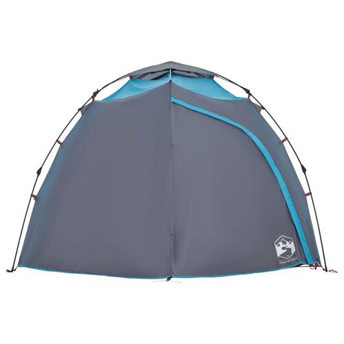 4-personers campingtelt quick-release blå