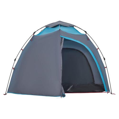 4-personers campingtelt quick-release blå