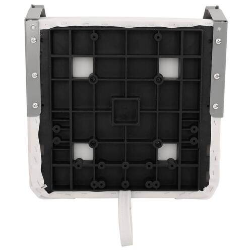 Bådsæde med høj ryg 44x38x55 cm foldbart