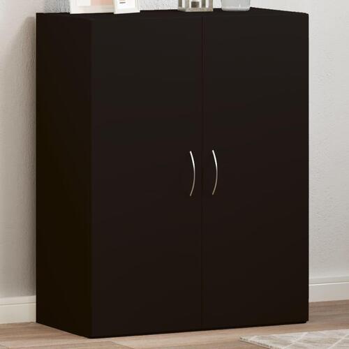 Arkivskab 60x32x77,5 cm konstrueret træ sort