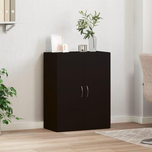 Arkivskab 60x32x77,5 cm konstrueret træ sort