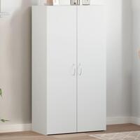Arkivskab 60x32x115 cm konstrueret træ hvid