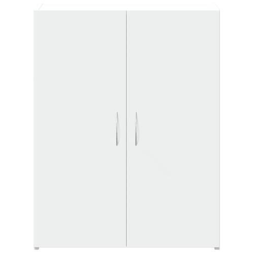 Arkivskab 60x32x77,5 cm konstrueret træ hvid