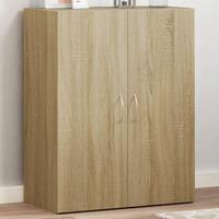 Arkivskab 60x32x77,5 cm konstrueret træ sonoma-eg