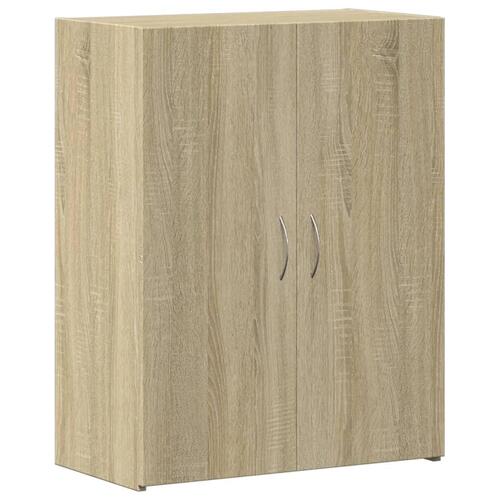 Arkivskab 60x32x77,5 cm konstrueret træ sonoma-eg