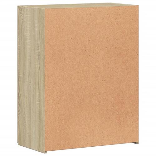 Arkivskab 60x32x77,5 cm konstrueret træ sonoma-eg