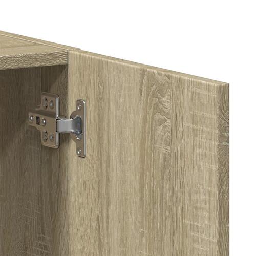 Arkivskab 60x32x77,5 cm konstrueret træ sonoma-eg