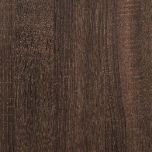 Arkivskab 60x32x115 cm konstrueret træ brun egetræsfarve