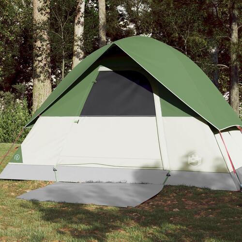 3-personers campingtelt vandafvisende kuppel grøn