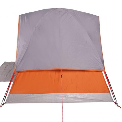 Campingtelt til 3 personer kuppel - grå og orange