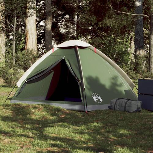 2-personers campingtelt vandafvisende kuppel grøn