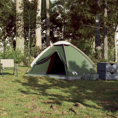 2-personers campingtelt vandafvisende kuppel grøn