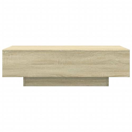 Sofabord 100x49,5x31 cm konstrueret træ sonoma-eg