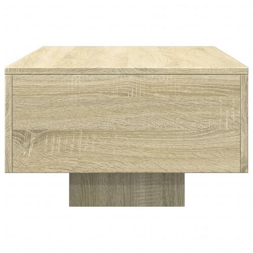Sofabord 100x49,5x31 cm konstrueret træ sonoma-eg