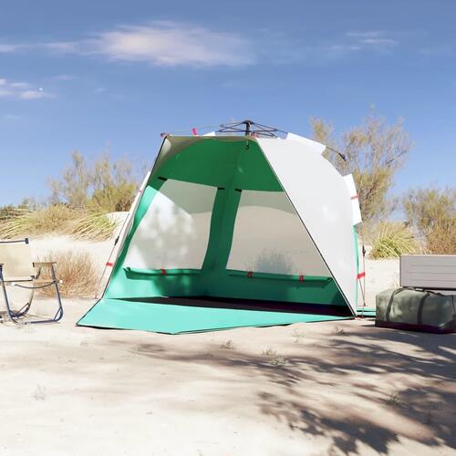 3-personers campingtelt vandafvisende quick-release grøn