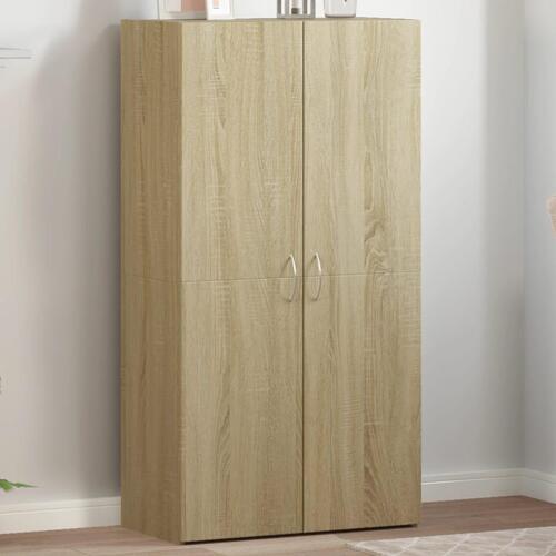 Arkivskab 60x32x115 cm konstrueret træ sonoma-eg