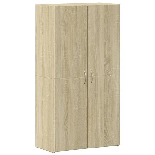Arkivskab 60x32x115 cm konstrueret træ sonoma-eg