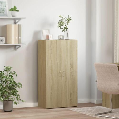 Arkivskab 60x32x115 cm konstrueret træ sonoma-eg