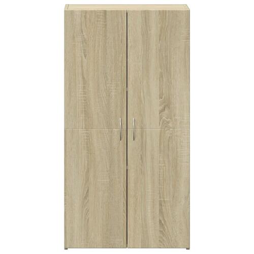 Arkivskab 60x32x115 cm konstrueret træ sonoma-eg