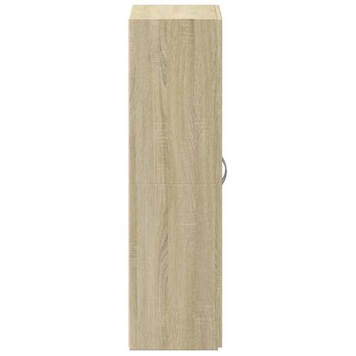 Arkivskab 60x32x115 cm konstrueret træ sonoma-eg