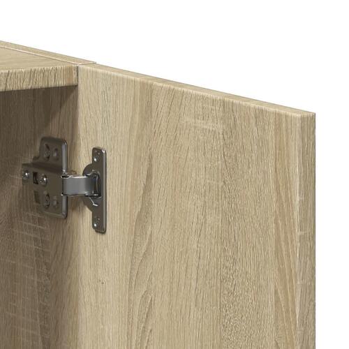 Arkivskab 60x32x115 cm konstrueret træ sonoma-eg