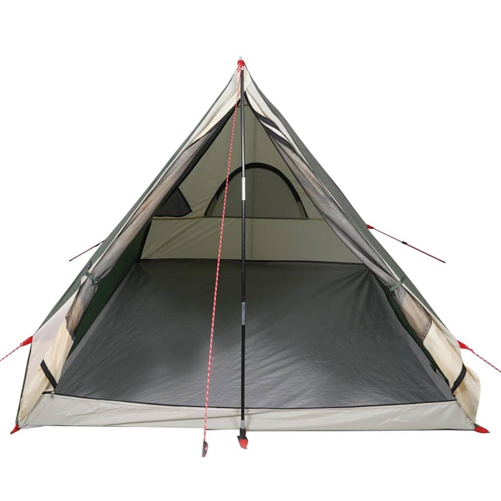2-personers campingtelt A-stel vandafvisende grøn