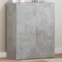 Arkivskab 60x32x77,5 cm konstrueret træ betongrå