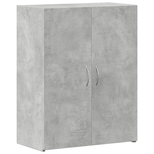 Arkivskab 60x32x77,5 cm konstrueret træ betongrå