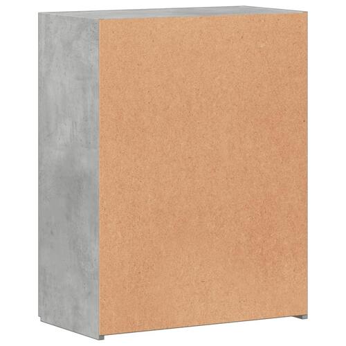 Arkivskab 60x32x77,5 cm konstrueret træ betongrå