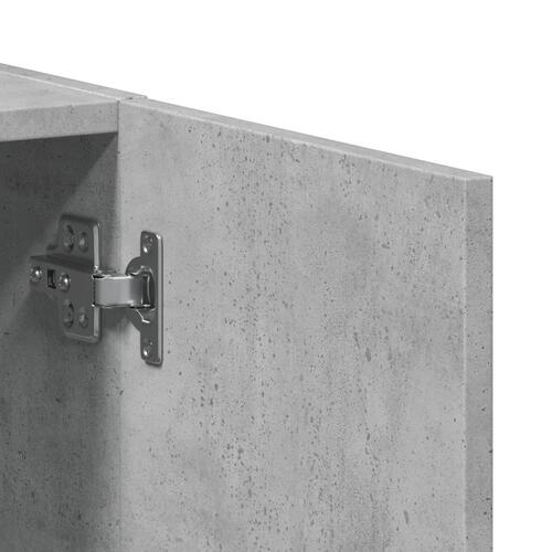 Arkivskab 60x32x115 cm konstrueret træ betongrå