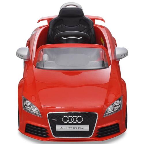 Audi TT RS Sit Bil for børn med hvid fjernbetjening Rød
