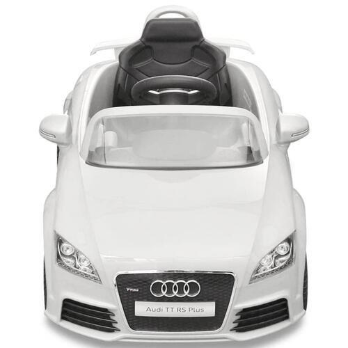 Audi TT RS bil til børn fjernbetjening hvid