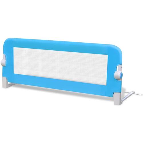 Sengegelænder til barneseng 102 x 42 cm blå