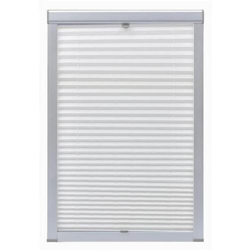 Plisségardin P08/408 hvid