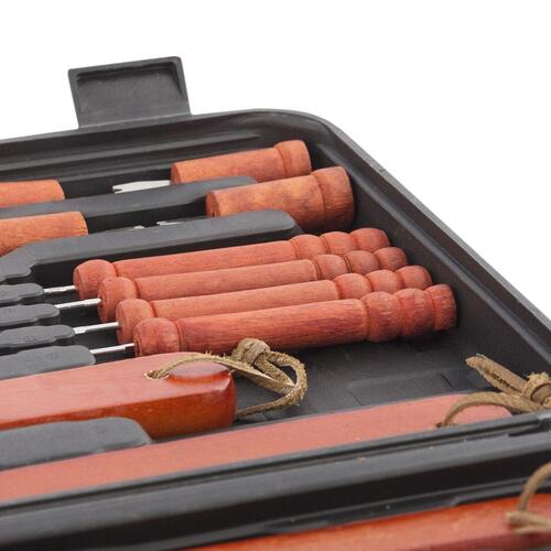 Lille Kuffert til Grill Barbecase 18 Dele