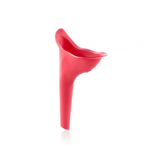 Peepezy bærbar urinkolbe til kvinder - (pink)
