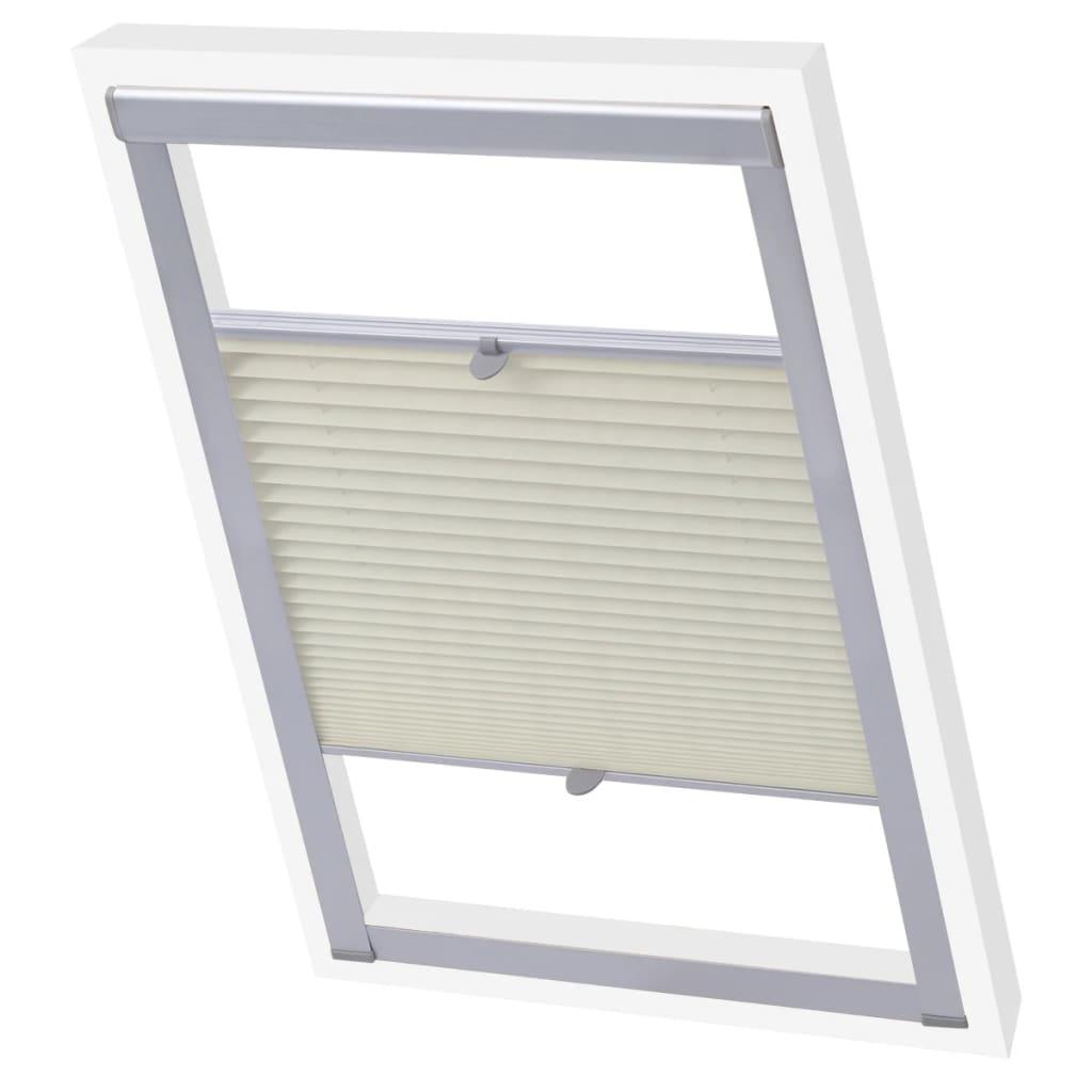 Plisségardin U08/808 cremefarvet
