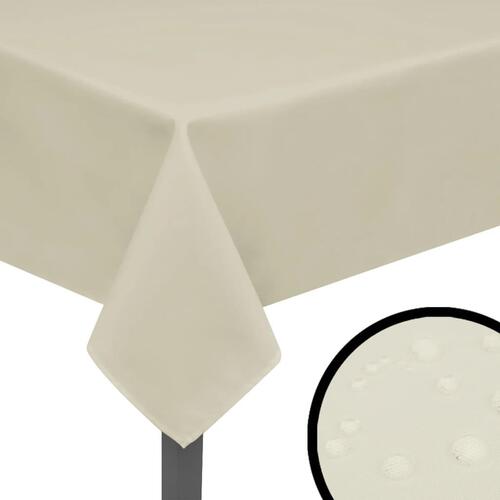 Bordduge 5 stk. cremefarvet 170x130 cm