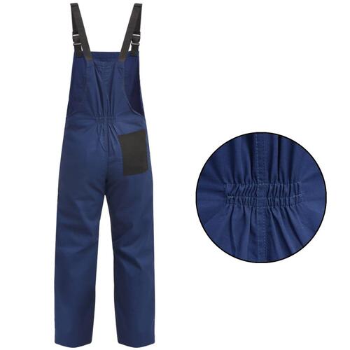 Bib overalls til mænd str. M blå