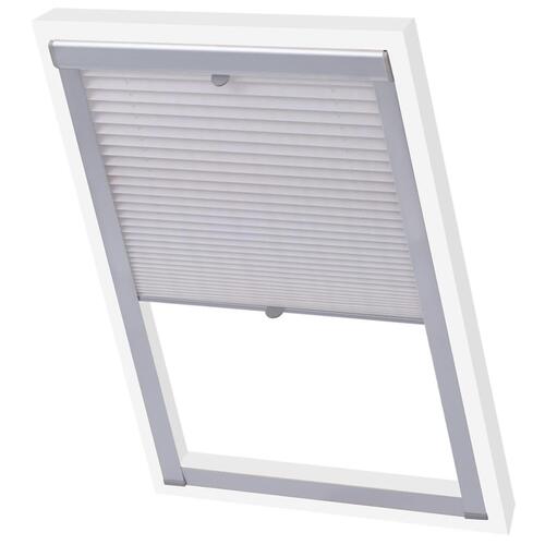 Plisségardin CK04 hvid