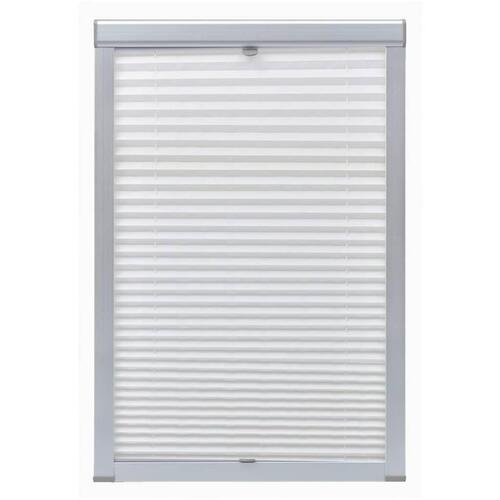 Plisségardin CK04 hvid