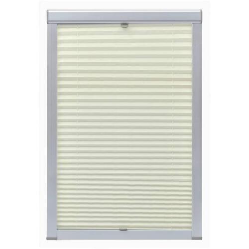 Plisségardin CK04 cremefarvet