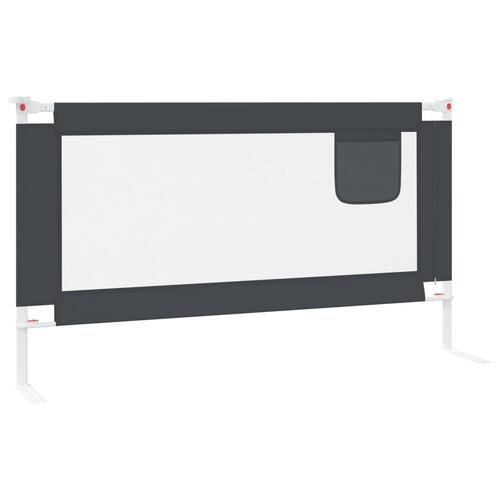 Sengehest 150x25 cm stof mørkegrå
