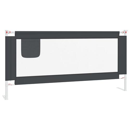 Sengehest 190x25 cm stof mørkegrå