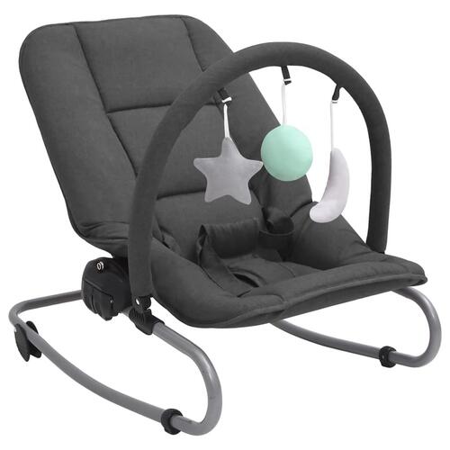 Skråstol til baby stål antracitgrå