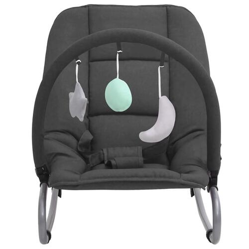 Skråstol til baby stål antracitgrå