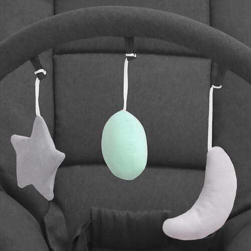 Skråstol til baby stål antracitgrå